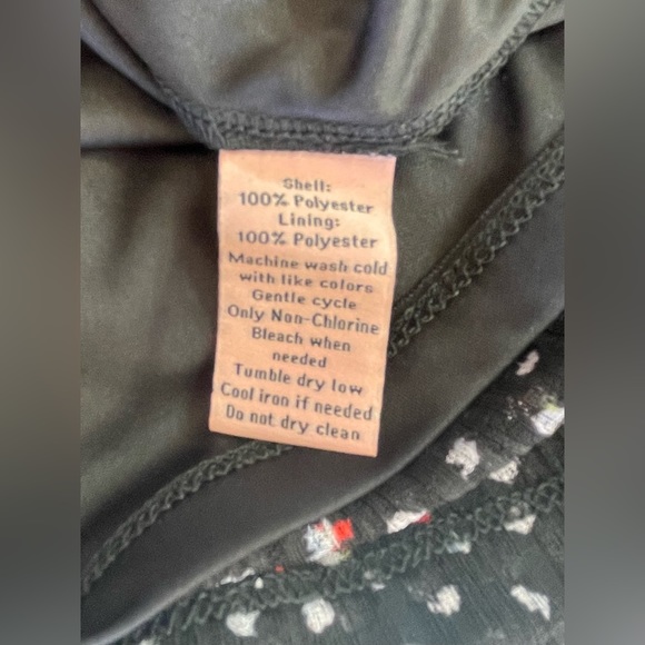 NWT JUICY COUTURE PULLOVER SLEEVELESS FLOWY BLOUSE SZ L, BLACK/PINK - Picture 15 of 15